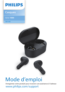 Mode d’emploi Philips TAT1138BK Casque