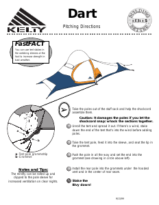 Manual Kelty Dart 2 Tent