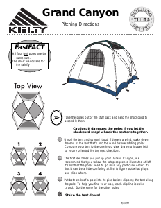 Manual Kelty Grand Canyon 9 Tent