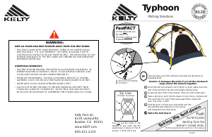 Manual Kelty Typhoon 2 Tent