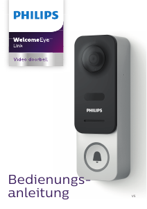 Bedienungsanleitung Philips DES8900VDP WelcomeEye Link Türsprechanlage