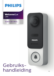 Handleiding Philips DES8900VDP WelcomeEye Link Intercomsysteem