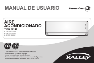 Manual de uso Kalley K-BACS121IB01 Aire acondicionado