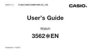 Handleiding Casio Collection WS-1700H-5AVEF Horloge