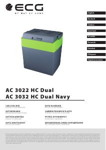 Handleiding ECG AC 3032 HC Dual Navy Koelbox