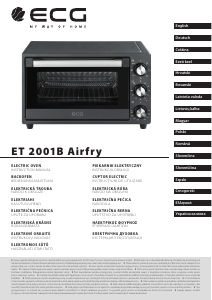 Handleiding ECG ET 2001B Airfry Oven