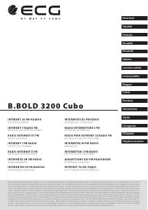Manual de uso ECG B.BOLD 3200 Cubo Radio