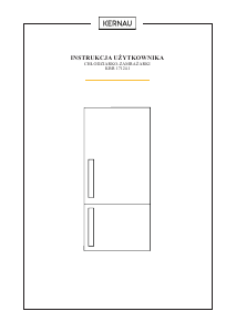 Handleiding Kernau KBR 17124.1 Koel-vries combinatie