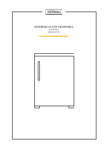Instrukcja Kernau KFR 08255 W Lodówka