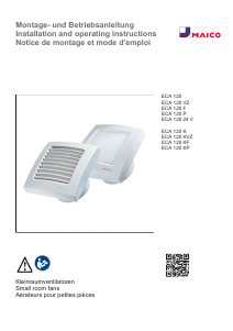 Bedienungsanleitung Maico ECA 120 VZ Ventilator