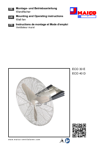 Bedienungsanleitung Maico ECO 40 D Ventilator
