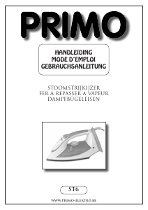 Mode d’emploi Primo ST6 Fer à repasser