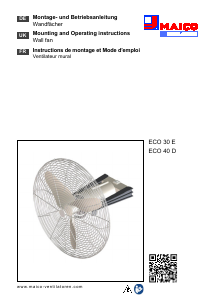 Manual Maico ECO 30 E Fan