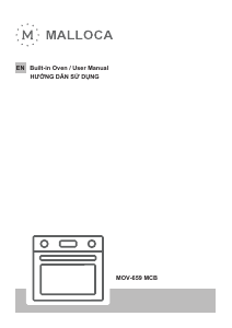 Manual Malloca MOV-659 MCB Oven