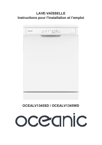 Mode d’emploi Oceanic OCEALV1345WD Lave-vaisselle