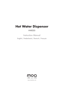Mode d’emploi Moa HWD20 Fontaine à eau