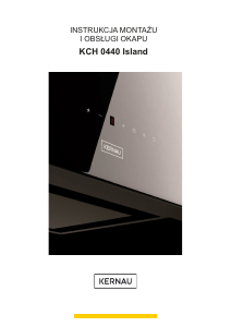 Instrukcja Kernau KCH 0440 W Island Okap kuchenny