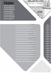 Bedienungsanleitung Haier HCR7818DNMM Kühl-gefrierkombination