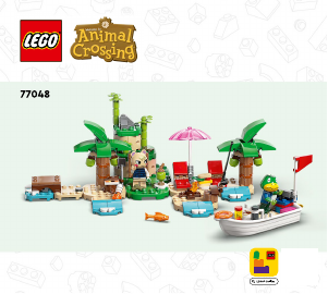 Manual Lego set 77048 Animal Crossing Kappns island boat tour