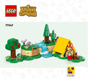 Manual Lego set 77047 Animal Crossing Bunnies outdoor activities
