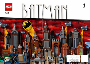 Manuale Lego set 76271 Art Batman: Serie animata Gotham City