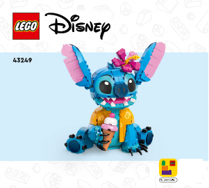 Vadovas Lego set 43249 Disney Stičas