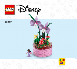 Manuál Lego set 43237 Disney Isabelin květináč