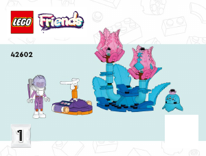 Käyttöohje Lego set 42602 Friends Avaruuskulkija