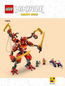 Mode d’emploi Lego set 71812 Ninjago Le robot grimpeur ninja de Kai