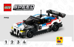 Mode d’emploi Lego set 76922 Speed Champions Voitures de course BMW M4 GT3 et BMW M Hybrid V8