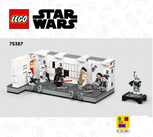 Käyttöohje Lego set 75387 Star Wars Astuminen Tantive IV ‑alukseen