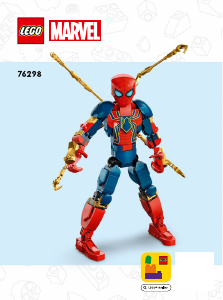 Mode d’emploi Lego set 76298 Super Heroes Figurine d’Iron Spider-Man à construire