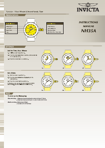 Handleiding Invicta TI-22 20516 Horloge