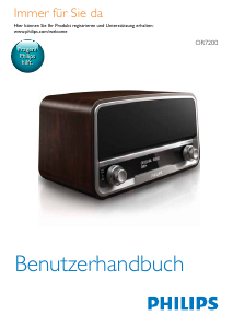 Bedienungsanleitung Philips OR7200 Radio