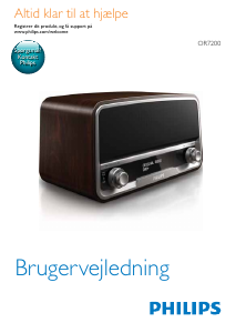 Brugsanvisning Philips OR7200 Radio