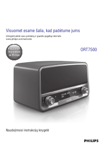 Vadovas Philips ORT7500 Radijo imtuvas