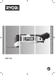 Manual Ryobi RMT18X-0 Ferramenta multifunções