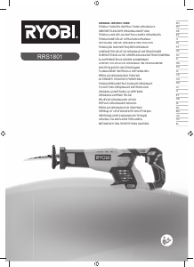 Manual Ryobi RRS1801M Reciprocating Saw