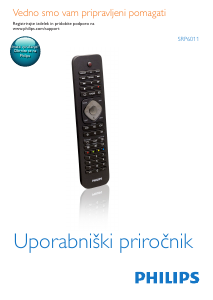 Priročnik Philips SRP6011 Daljinski upravljalnik