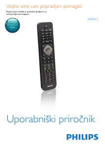 Priročnik Philips SRP6013 Daljinski upravljalnik