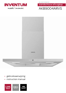 Manual Inventum AKB9004ARVS Cooker Hood