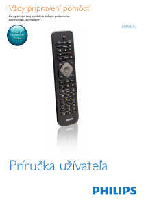 Návod Philips SRP6013 Diaľkový ovládač