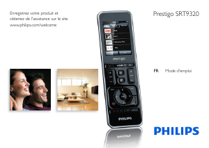 Mode d’emploi Philips SRT9320 Télécommande