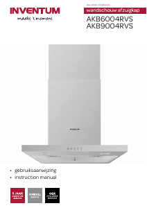 Bruksanvisning Inventum AKB9004RVS Köksfläkt