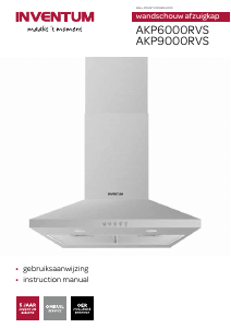 Manual Inventum AKP6000RVS Cooker Hood