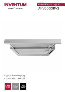 Bruksanvisning Inventum AKV6000RVS Köksfläkt