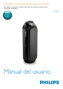 Manual de uso Philips BT6600A Altavoz