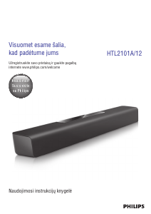Vadovas Philips HTL2101B Garsiakalbis