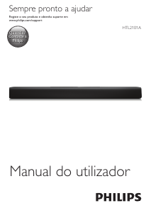 Manual Philips HTL2101B Altifalante