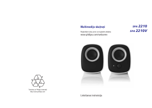 Rokasgrāmata Philips SPA2210 Skaļrunis